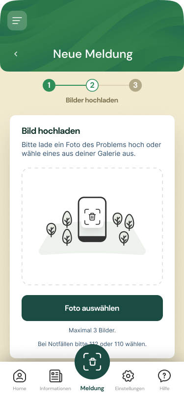 Mängelmeldung Du bist Dein Ort