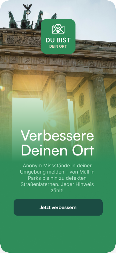 Startbildschirm von Du bist Dein Ort