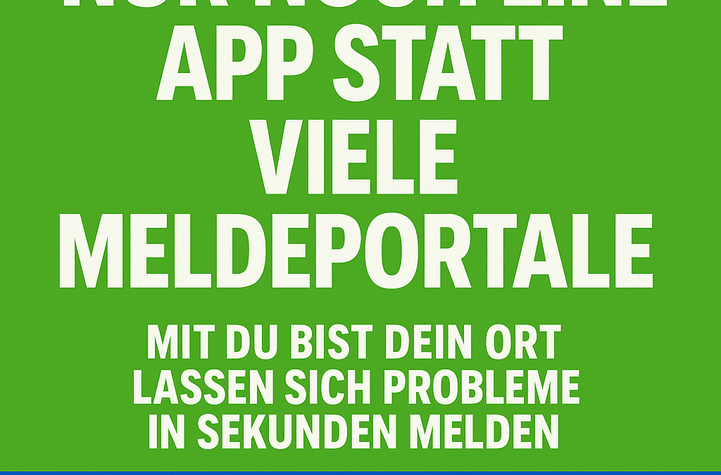 Auch in Wuppertal – Mit Du bist Dein Ort lassen sich Probleme in Sekunden melden.